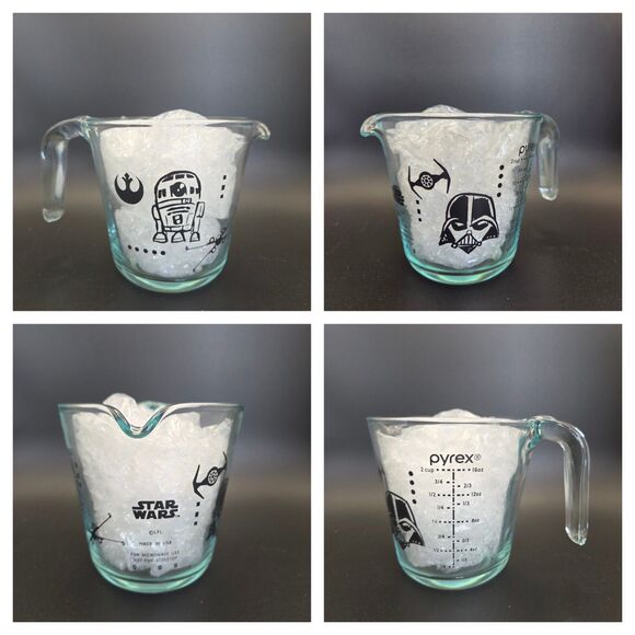Pyrex x Star Wars Measuring Cup 2 Cups Darth Vader R2-D2 - Picture 1 of 5